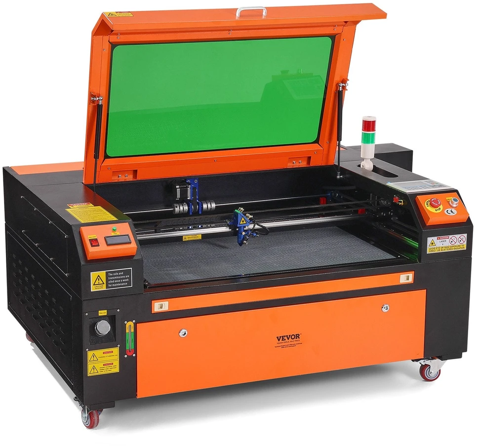 VEVOR 100W CO2 lazerinis graviravimo įrenginys, 600x900 mm
