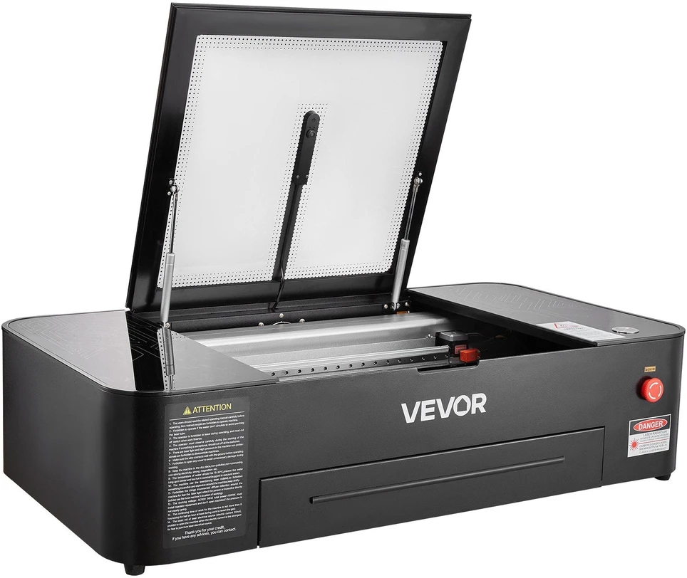 VEVOR 55W CO2 graviravimo lazeris su kamera