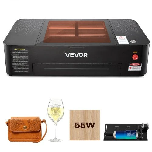 VEVOR 55W CO2 graviravimo lazeris su kamera