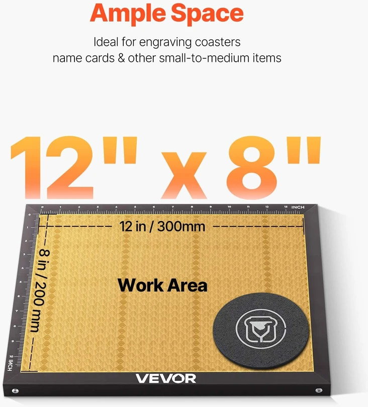 VEVOR 45W CO2 lazerinis graviravimo aparato