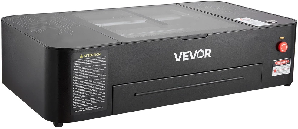 VEVOR 55W CO2 graviravimo lazeris su kamera
