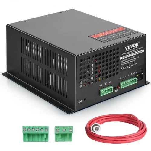 VEVOR CO2 lazerio maitinimo blokas 80W lazerio vamzdžiui