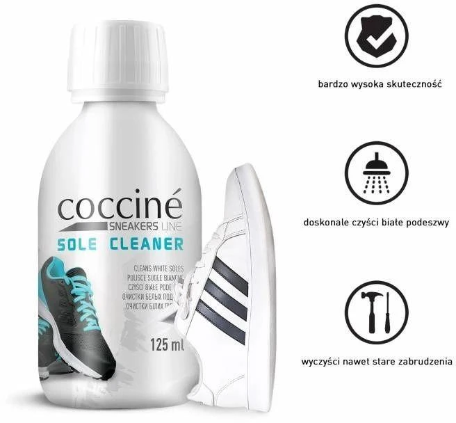 Laikrodis Coccine baltų padų valiklis 125 ml DA0321