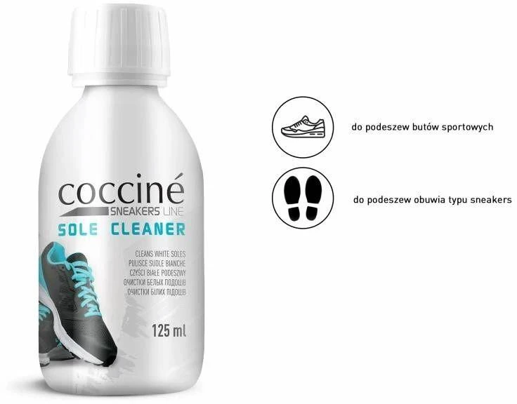 Laikrodis Coccine baltų padų valiklis 125 ml DA0321