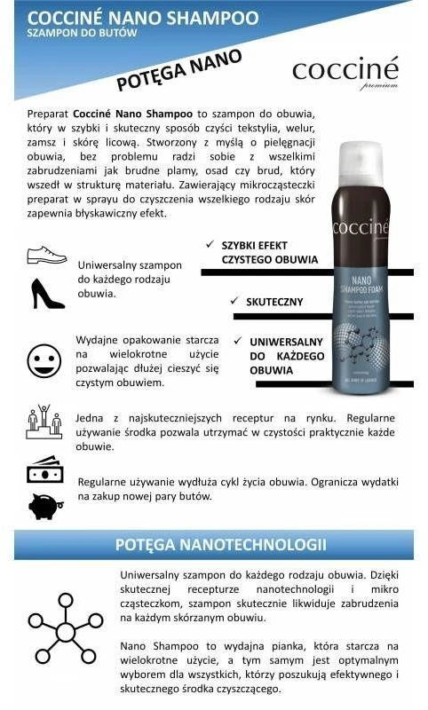 Odos ir tekstilės gaminių valymo putos Coccine DA0277