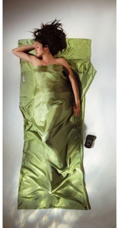 Cocoon IST91 sleeping bag Adult Rectangular sleeping bag Silk Žalias
