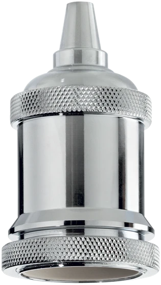 Ideal Lux Bulb holder ACCESSORI, E27, chrome