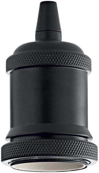 Ideal Lux Bulb holder ACCESSORI, E27, juodas