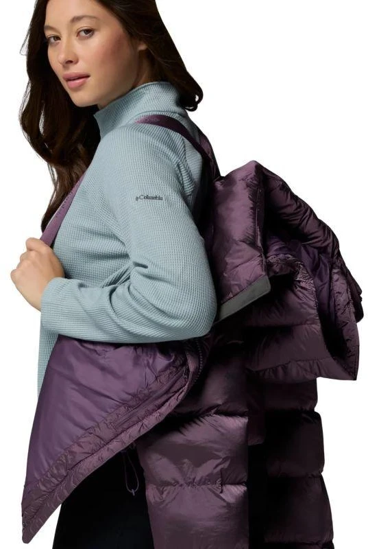 Columbia Amaze Puff striukė su gobtuvu 2133714609 violetinė L