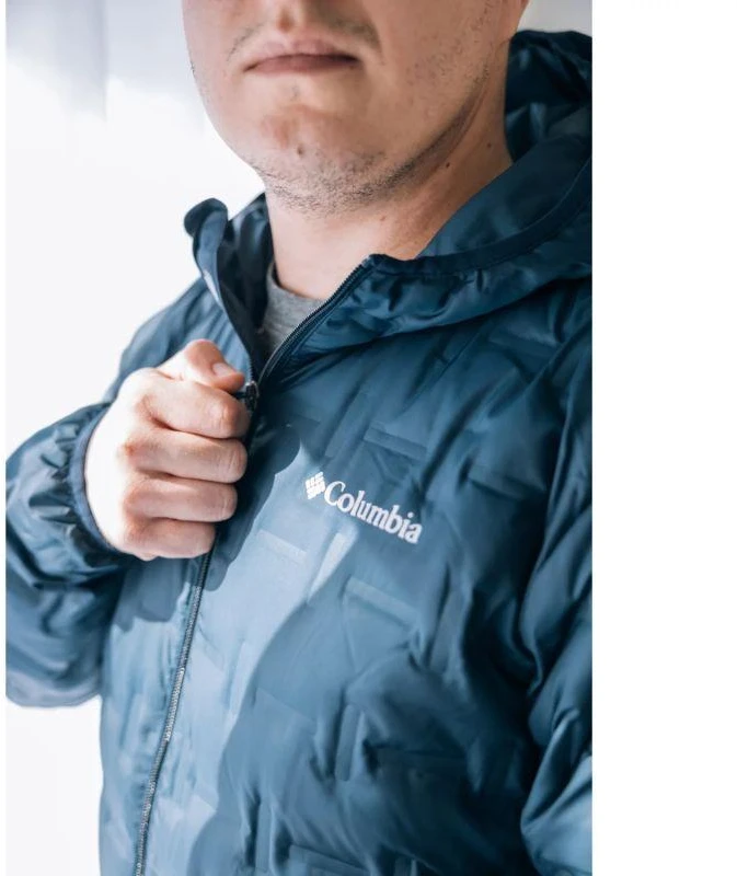Columbia Delta Ridge II Pūkinė striukė su gobtuvu 2086222464 Tamsiai mėlyna L