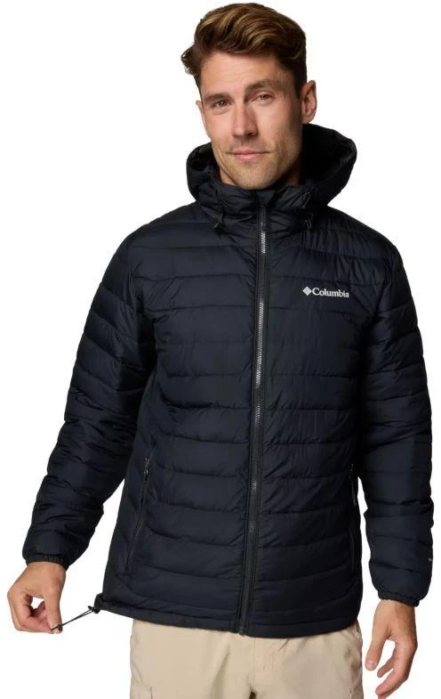Columbia Powder Lite II striukė su gobtuvu 2086944010 Juoda L
