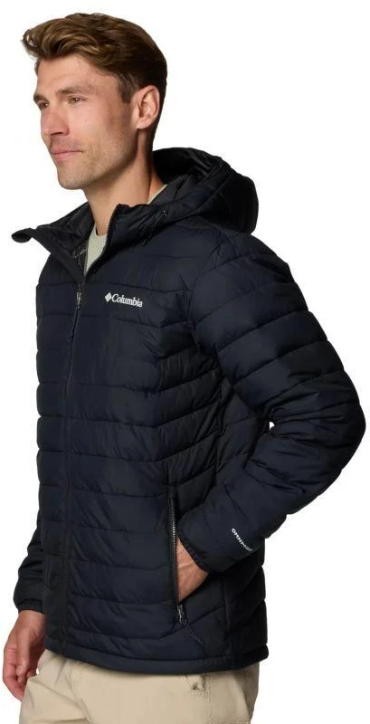Columbia Powder Lite II striukė su gobtuvu 2086944010 Juoda L