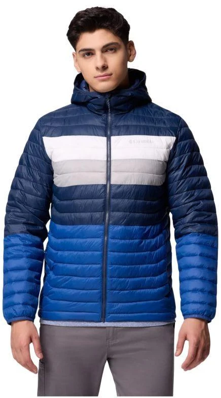 Columbia Powder Pass striukė su gobtuvu 2134131433 Mėlyna L