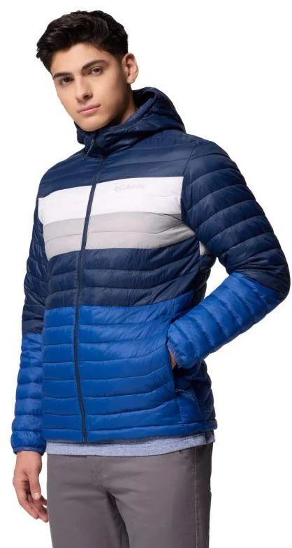 Columbia Powder Pass striukė su gobtuvu 2134131433 Mėlyna L
