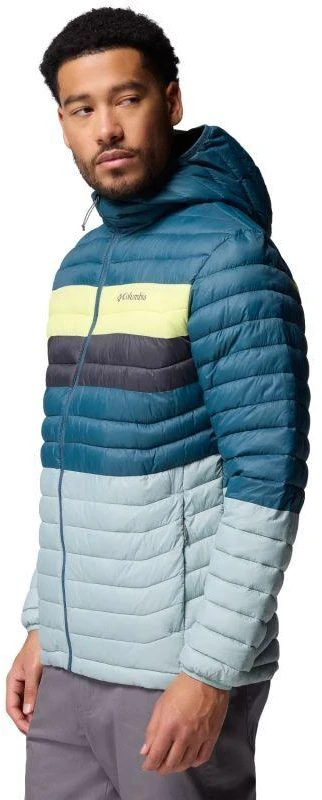 Columbia Powder Pass striukė su gobtuvu 2134131461 Mėlyna L