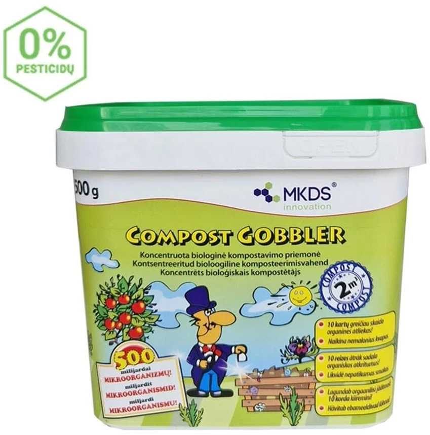 Mkds Koncentruota kompostavimo priemonė COMPOST GOBBLER, 500g