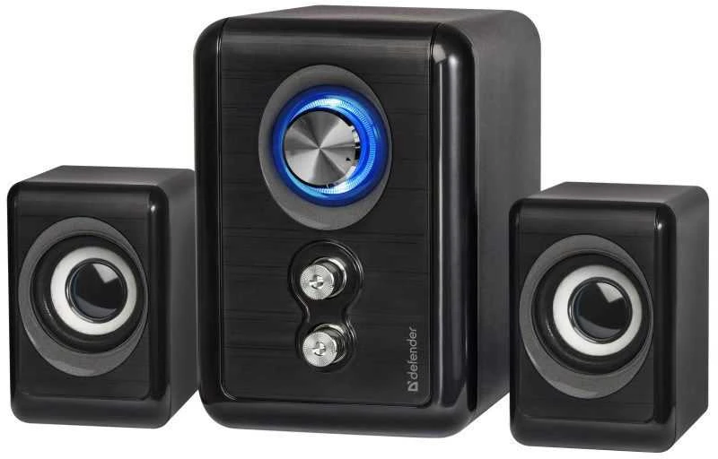 Kompiuterio kolonėlės Garsiakalbiai - Defender V11 2.1 11W USB, Juodi