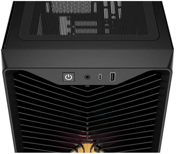 „Corsair 3200D RS ARGB“ kompiuterio korpusas, „Mid-Tower“, ATX, grūdintas stiklas – Juodas