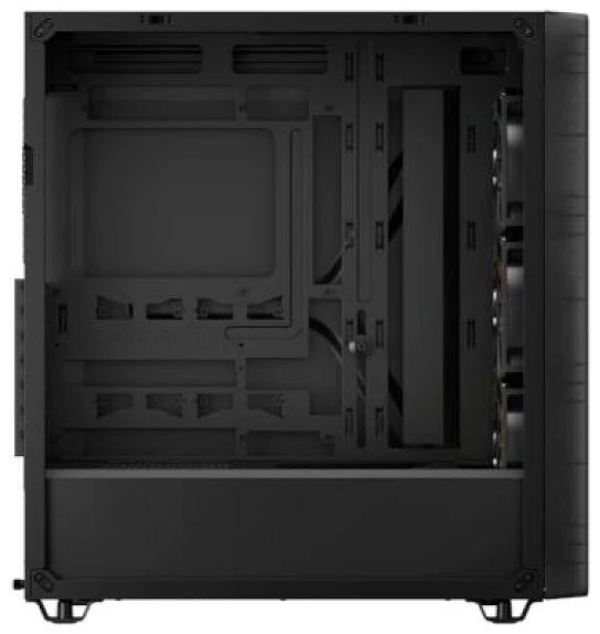 „Corsair 3200D RS ARGB“ kompiuterio korpusas, „Mid-Tower“, ATX, grūdintas stiklas – Juodas