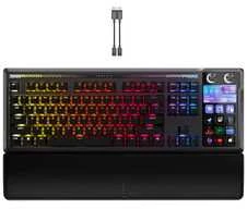 Corsair Galleon 100 SD Gaming-klaviatūra, Full-Size, integriertes Stream Deck, Hot-Swap, DE - juodas