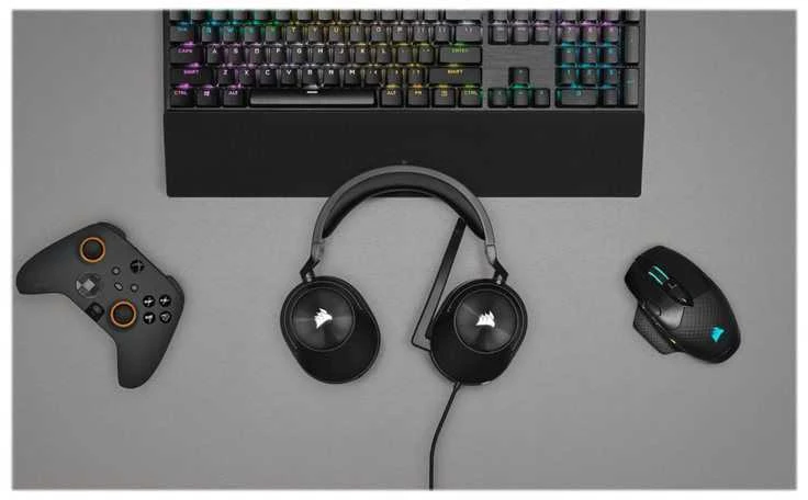 Ausinės Corsair Memory Corsair HS55  Stereo, Juodos