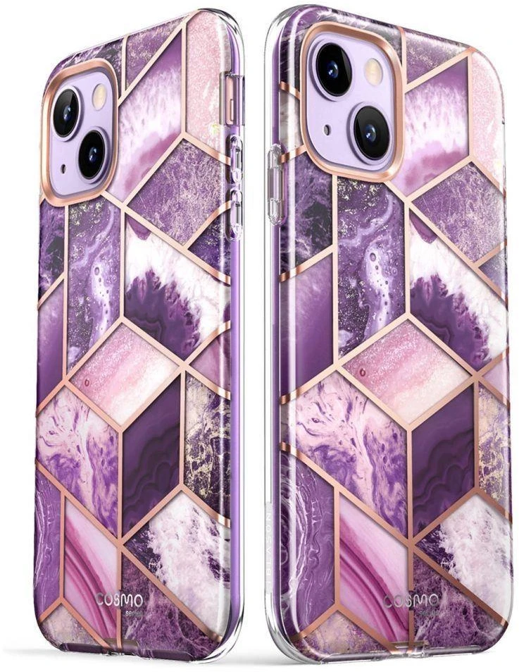COSMO IPHONE 14 PLUS MARBLE PURPLE dėklas