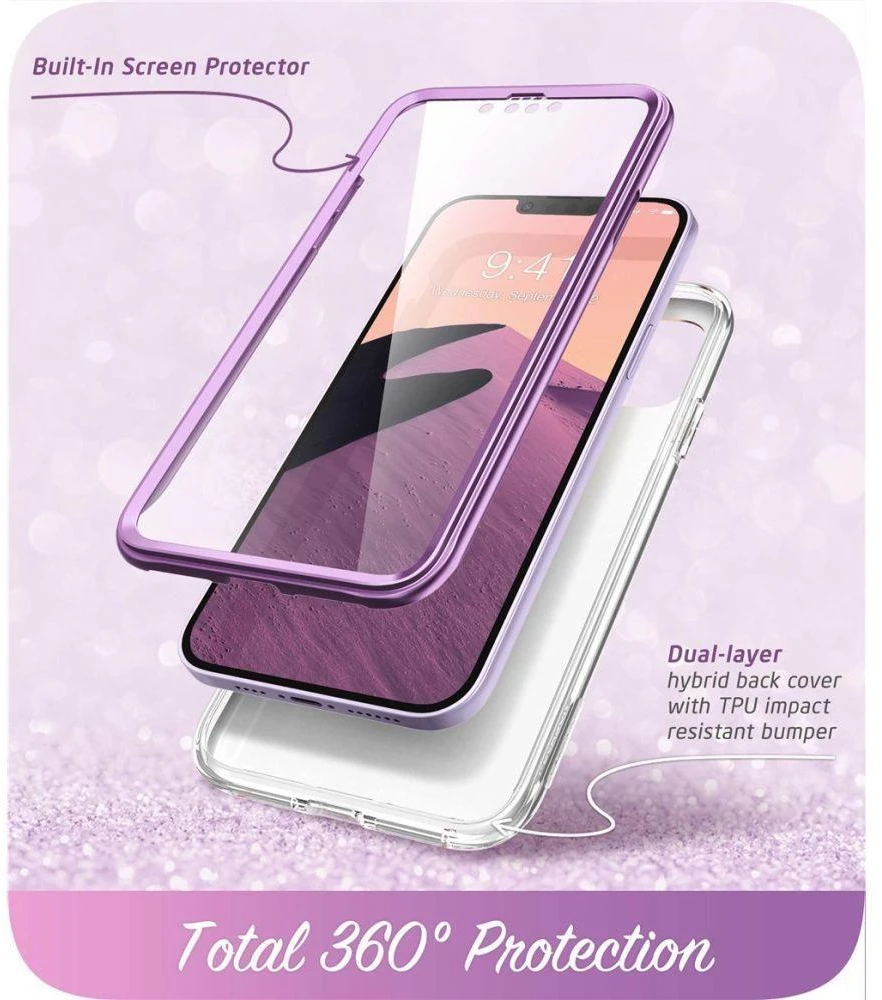 COSMO IPHONE 14 PLUS MARBLE PURPLE dėklas