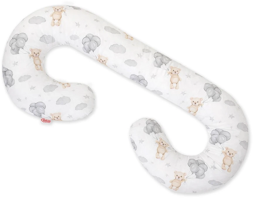 Cotton pakaitinis užvalkalas nėštumo pagalvei C Teddy Bear
