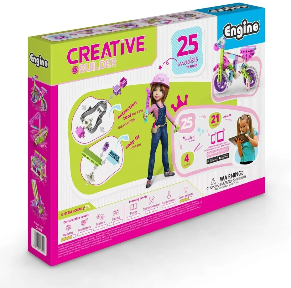 CREATIVE BUILDER Designer 25 modelių konstravimo rinkinys
