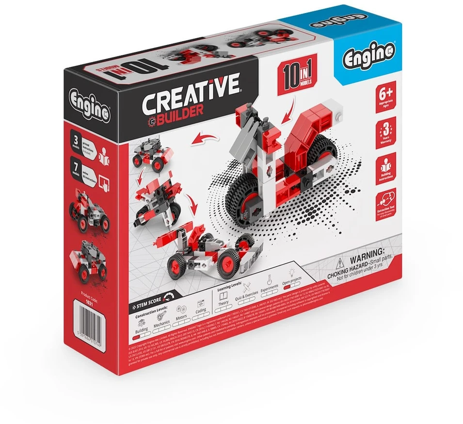 CREATIVE BUILDER Universalus 10 modelių konstravimo rinkinys