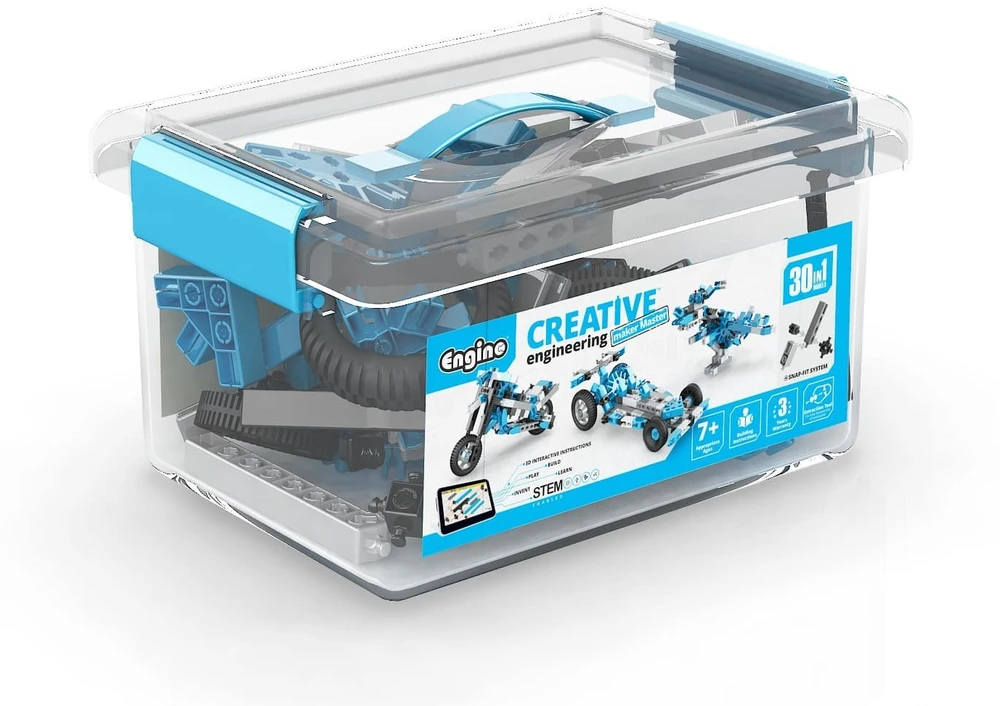 Engino CREATIVE ENGINEERING „Maker Master“ 30 modelių konstravimo rinkinys