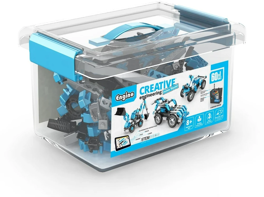 Engino CREATIVE ENGINEERING „Maker Master“ 60 modelių konstravimo rinkinys