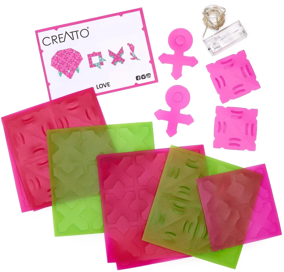 Piatnik Mokomasis rinkinys CREATTO LOVE 9+