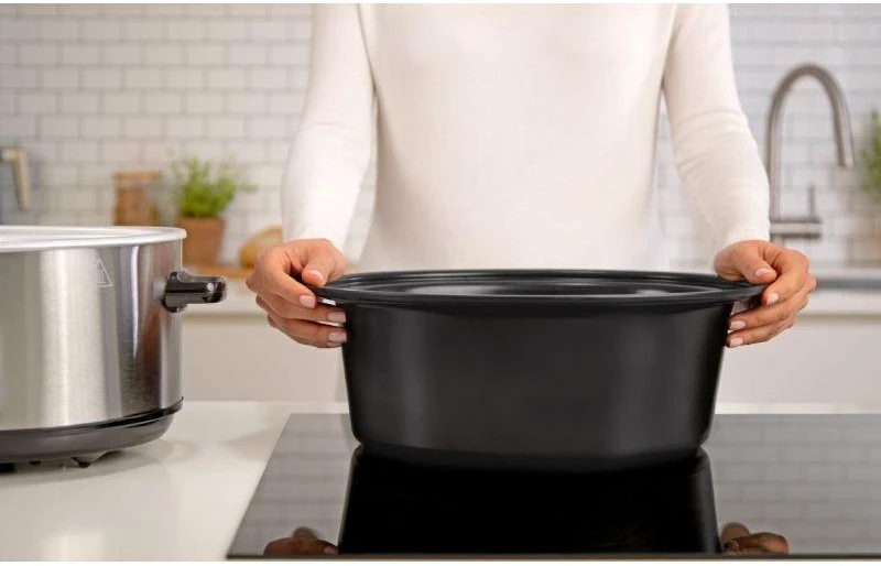 Crock Pot Crock-Puodas CSC112X 6,5 litro lėta viryklė (sidabrinė)