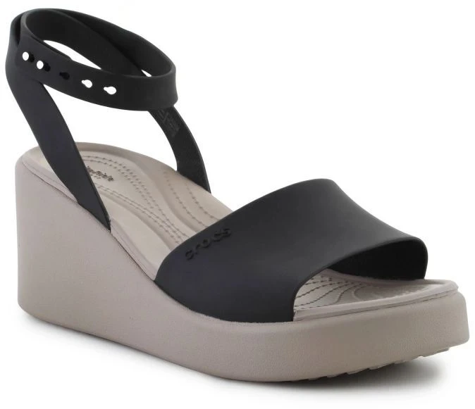 Crocs Brooklyn Basutės su kulno dirželiu ir platforma moterims 209406-07H