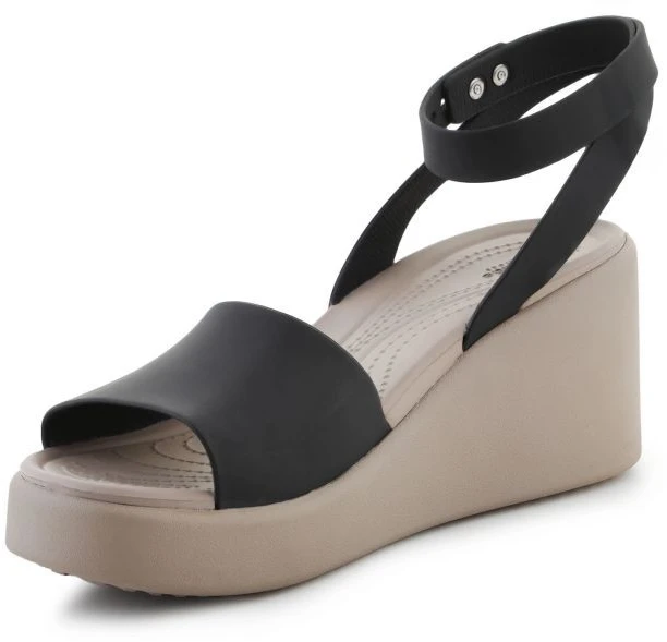 Crocs Brooklyn Basutės su kulno dirželiu ir platforma moterims 209406-07H