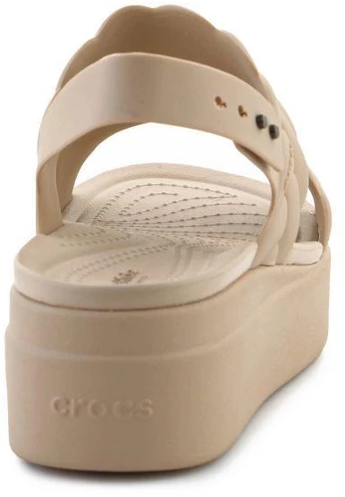 "Crocs Brooklyn Woven Low Wedge W" 209977-212 sandalai