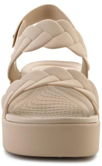 "Crocs Brooklyn Woven Low Wedge W" 209977-212 sandalai