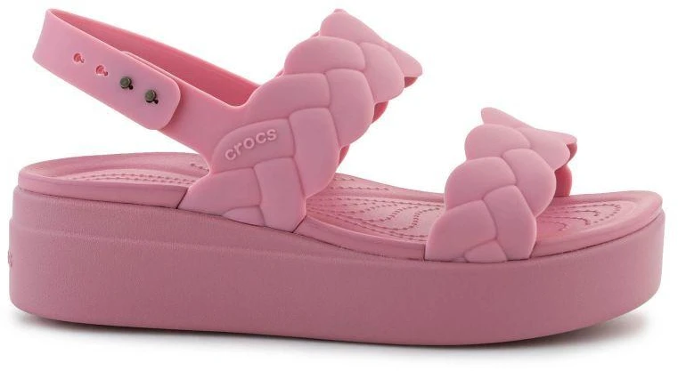 "Crocs Brooklyn Woven Low Wedge W" 209977-6XX sandalai