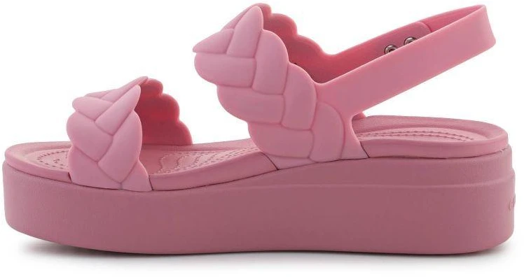 "Crocs Brooklyn Woven Low Wedge W" 209977-6XX sandalai