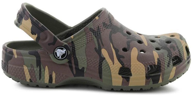 CROCS CLASSIC CAMOUFLAGE CLOG K ARMY Žalias/MULTI 211879-3TC