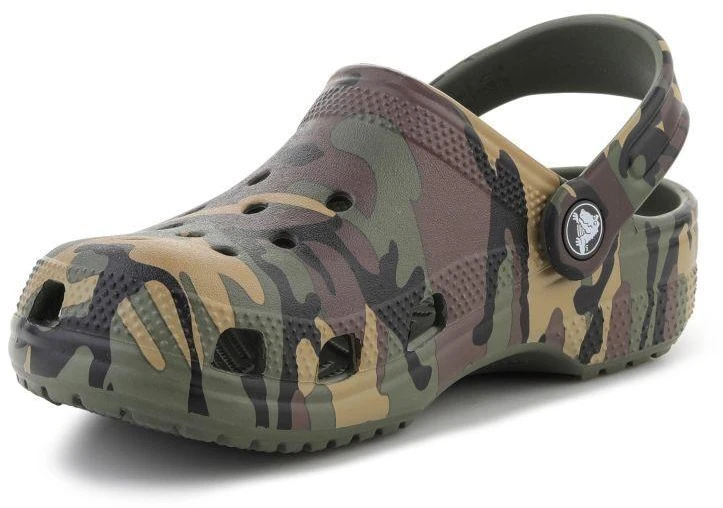 CROCS CLASSIC CAMOUFLAGE CLOG K ARMY Žalias/MULTI 211879-3TC