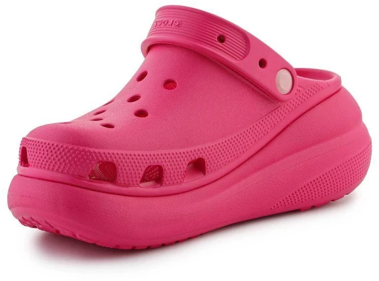 Moteriškos klumpės su paaukštintu padu Crocs Classic Crush, rožinės