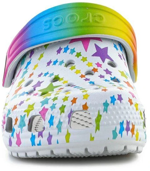 CROCS CLASSIC DISCO DANCE PARTY CLOG T SHIMMER/MULTI FLOPS 208096-0ZT