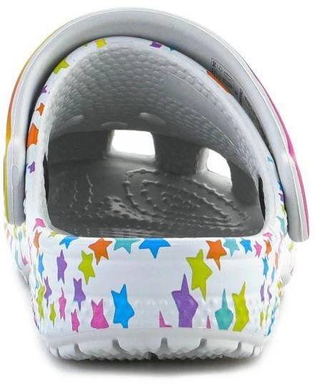 CROCS CLASSIC DISCO DANCE PARTY CLOG T SHIMMER/MULTI FLOPS 208096-0ZT