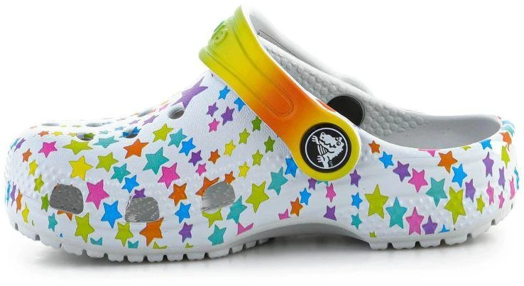 CROCS CLASSIC DISCO DANCE PARTY CLOG T SHIMMER/MULTI FLOPS 208096-0ZT