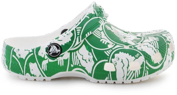 Crocs Classic Duke Print Clog K Jr 210007-3WH klumpės