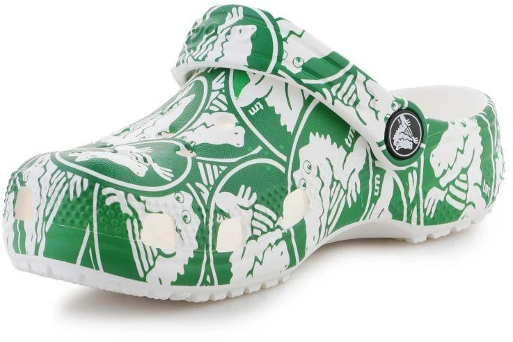 Crocs Classic Duke Print Clog K Jr 210007-3WH klumpės