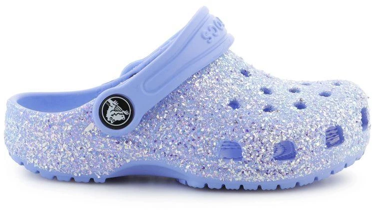 Crocs Classic Glitter Clog T Jr 206992-5Q6 šlepetės