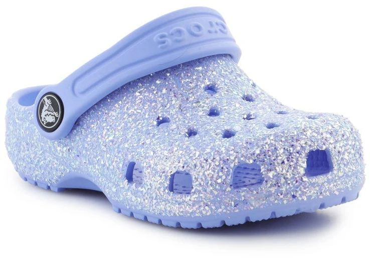 Crocs Classic Glitter Clog T Jr 206992-5Q6 šlepetės